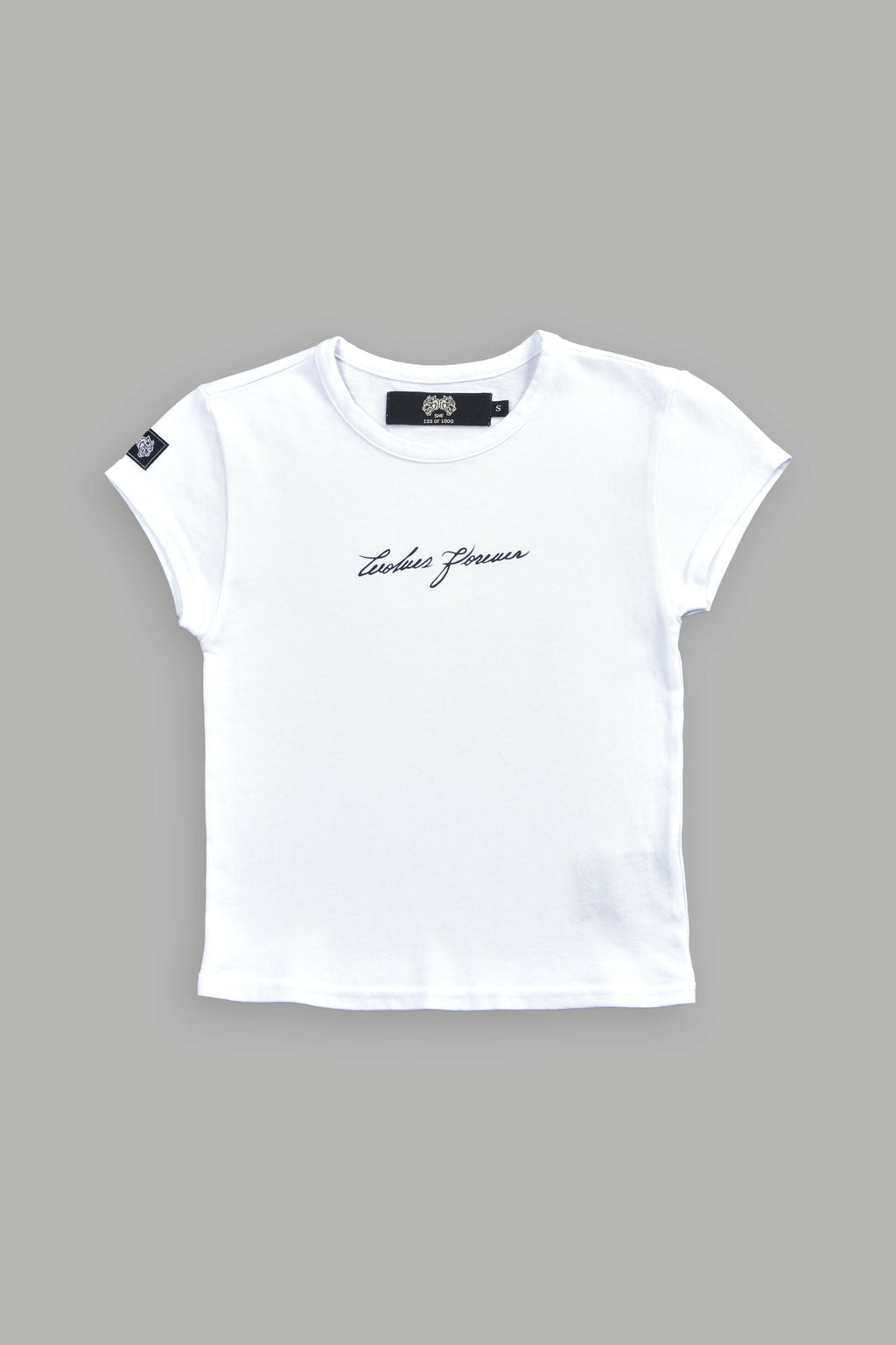 Wolves Forever Baby Tee in White — imagem 3