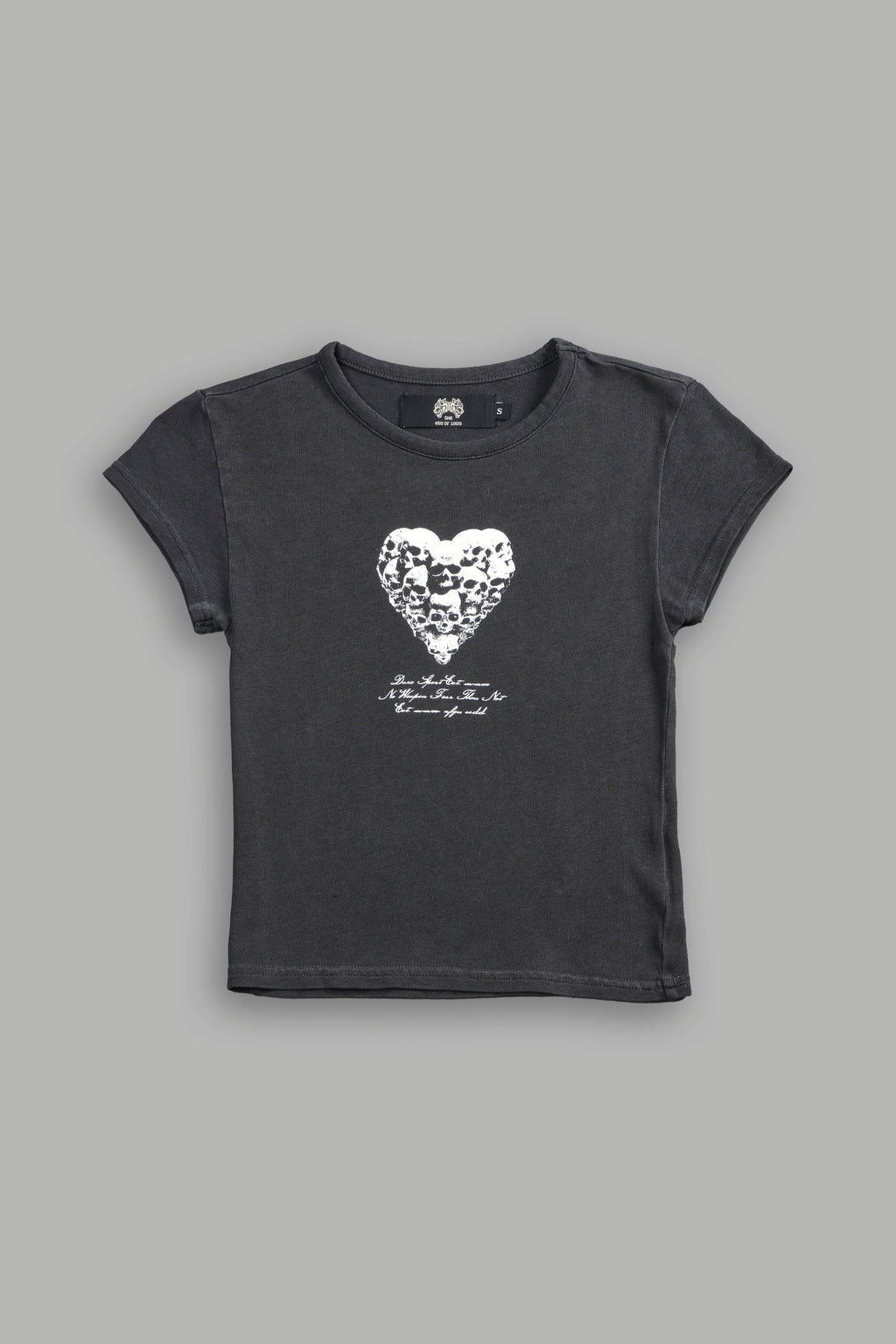 Memento Amore "Baby" Tee in Wolf Gray — imagem 3