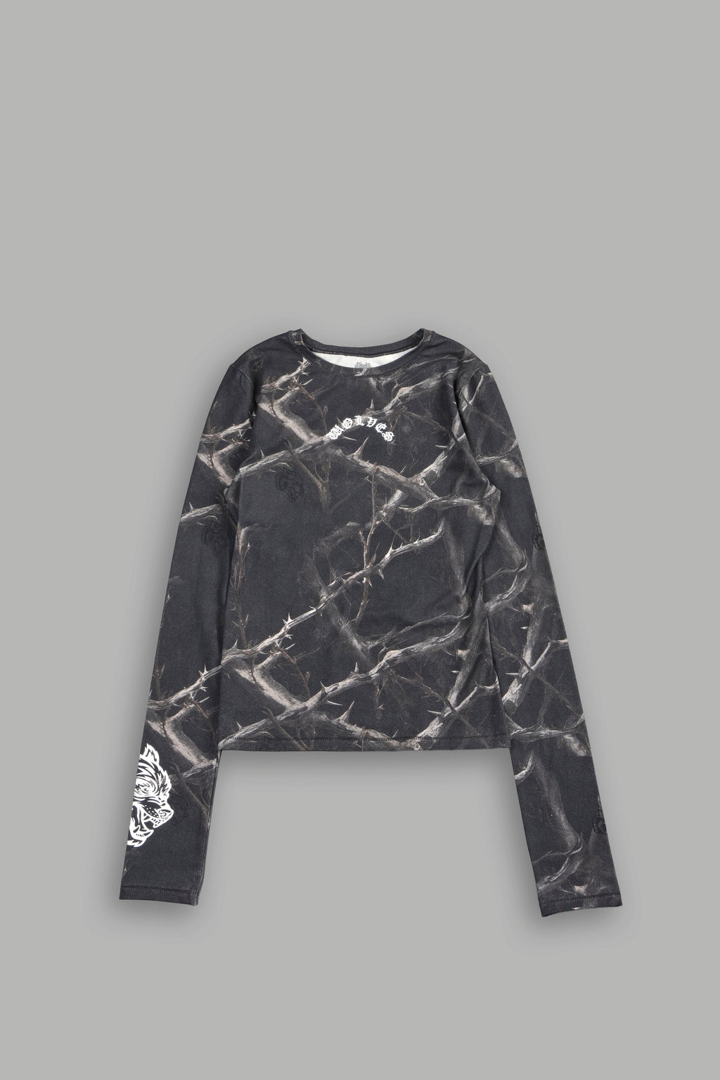 Hesh Chopper Eden Ls Tee In Darc Thorns