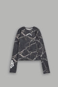 Hesh Chopper Eden Ls Tee In Darc Thorns