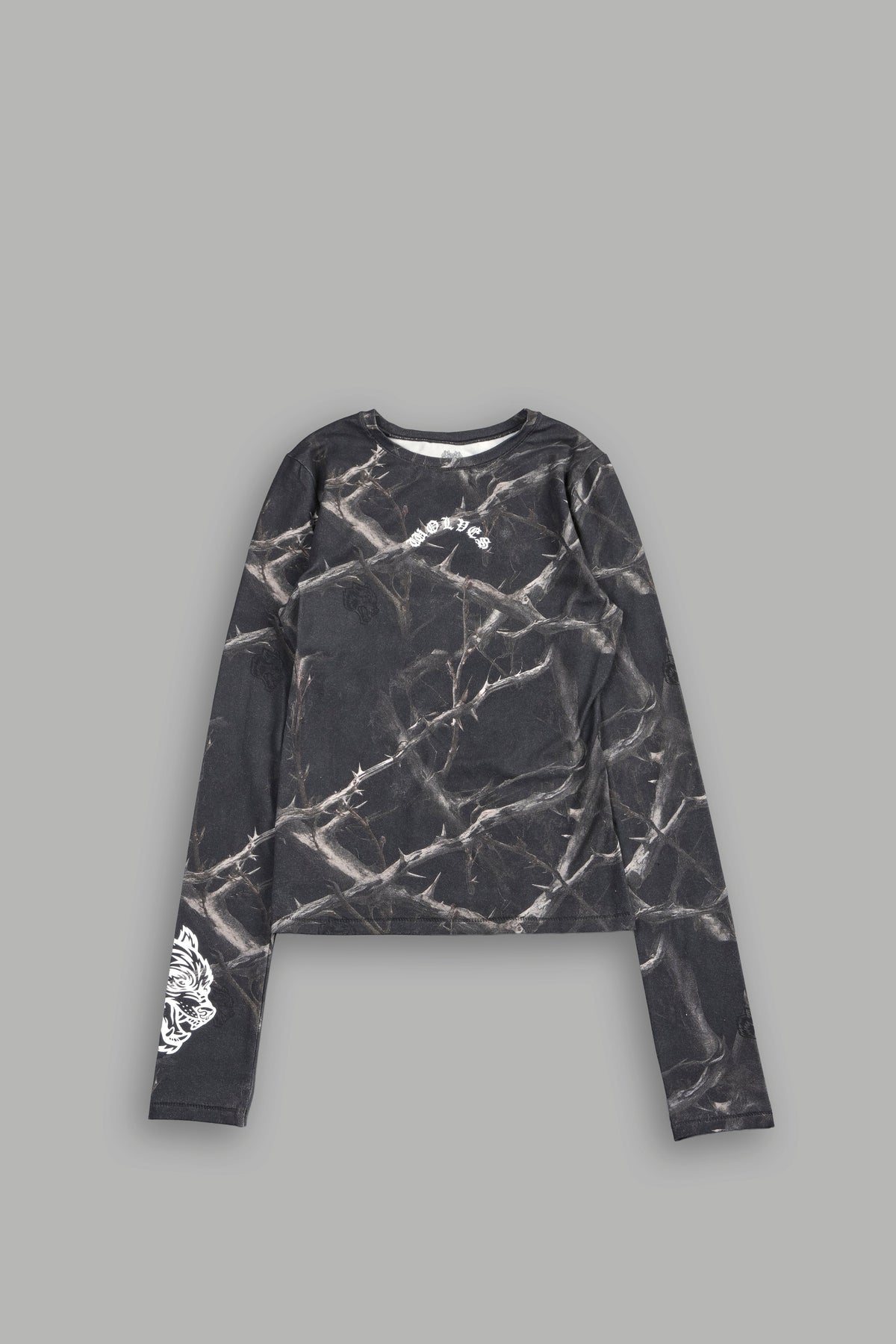 Hesh Chopper Eden Ls Tee In Darc Thorns