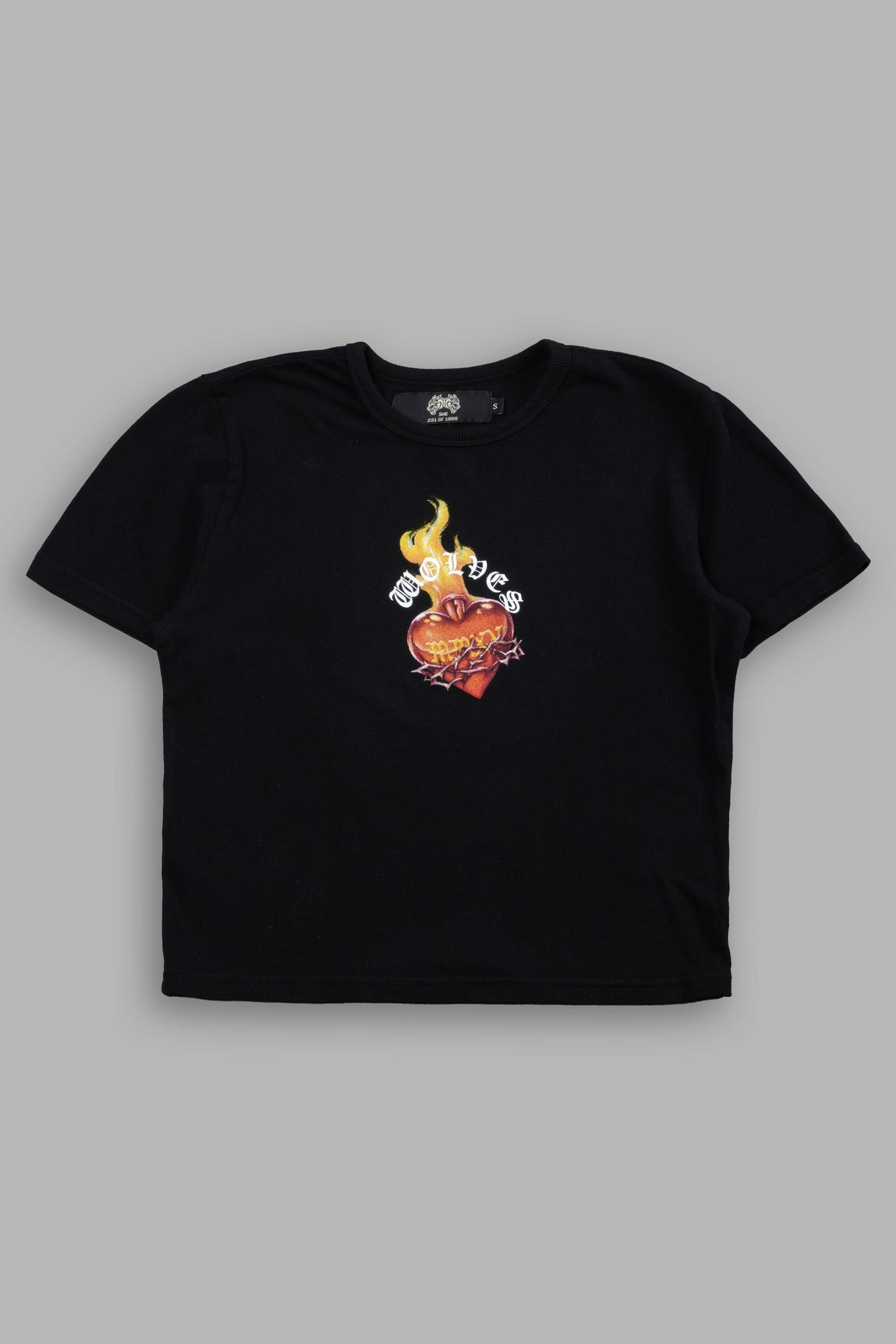 Wolf Heart of Thorns "Timeless" Tee in Black - imagem 1