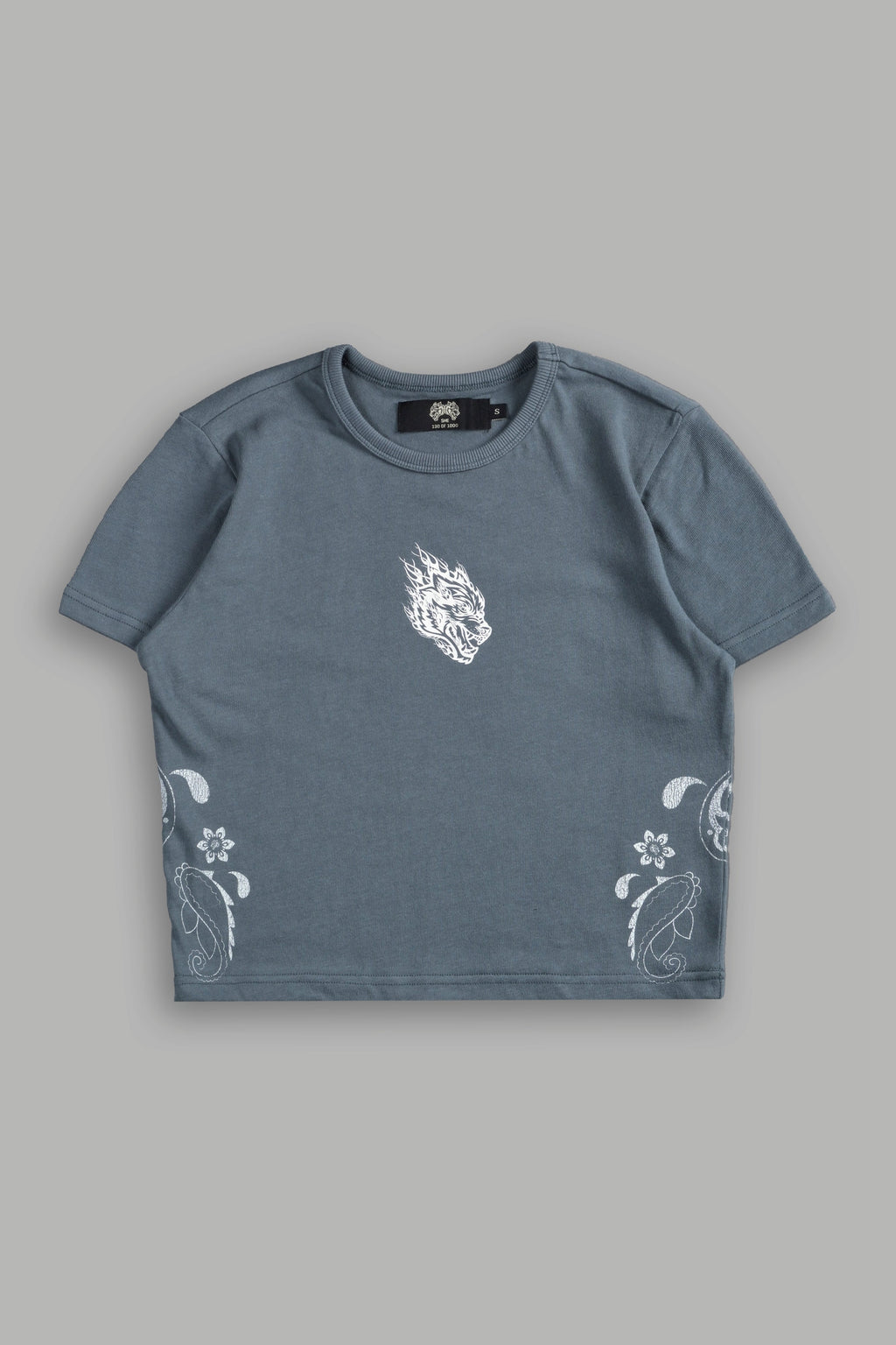 Faded Paisley "Timeless" Tee in Greek Stone — imagem 5