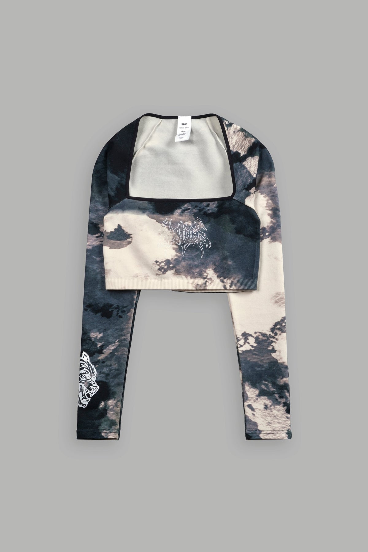 Hesh "Everson Seamless" Sage L/S Top in Sandstorm Marble Wash - imagem 3