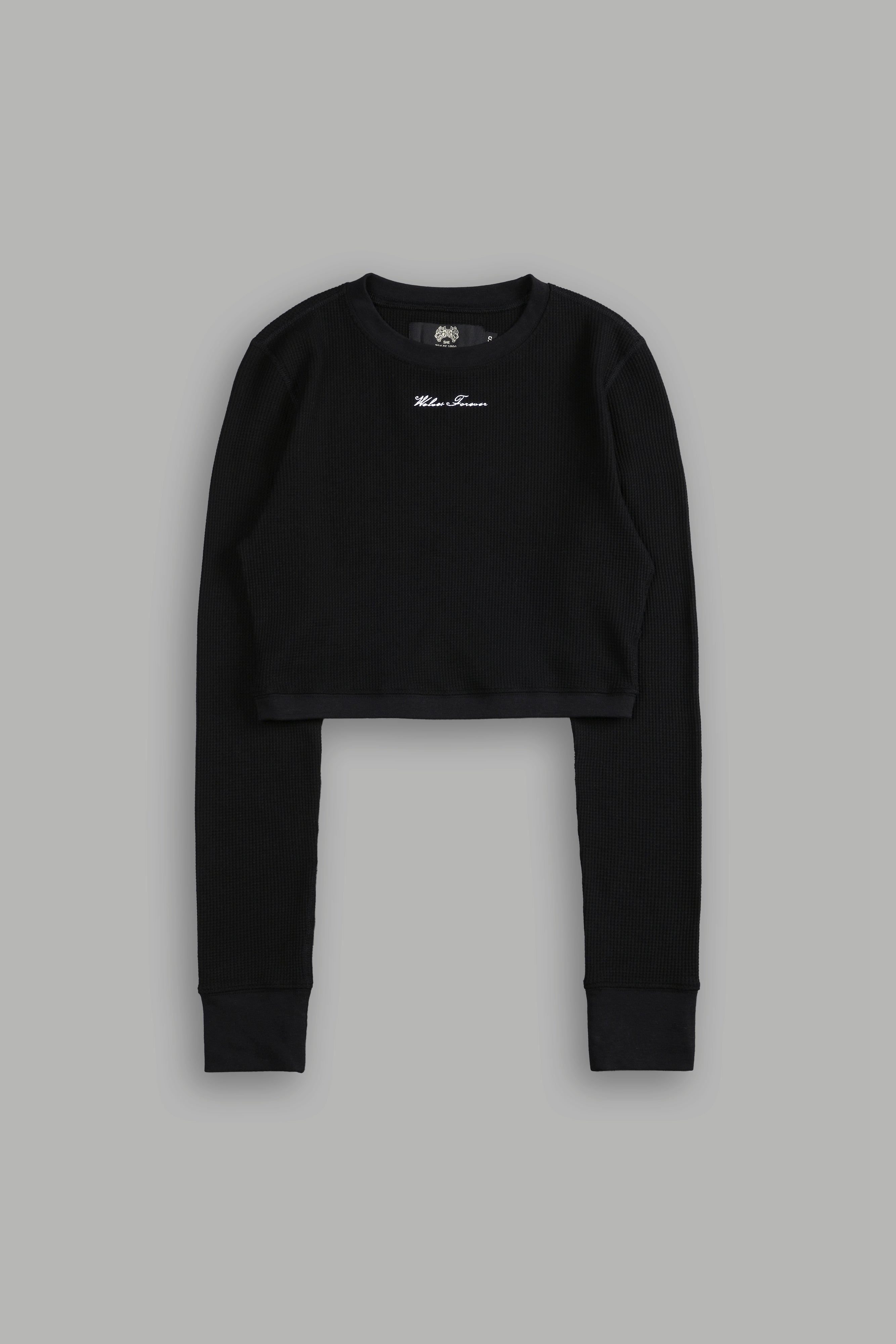 Conquer Cropped Thermal LS in Black — imagem 3