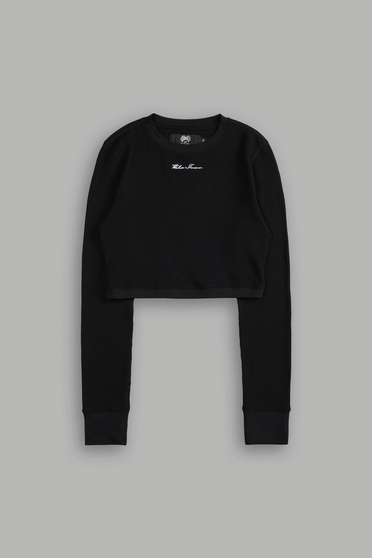 Conquer Cropped Thermal LS in Black - imagem 3