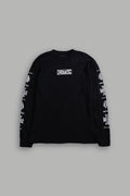 Iron Wolf Pack "Premium" L/S Tee in Black - imagem 1