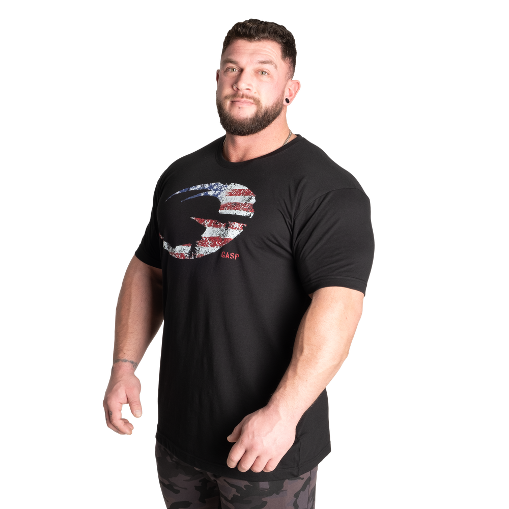 Gasp USA Standard Tee - Black - imagem 3