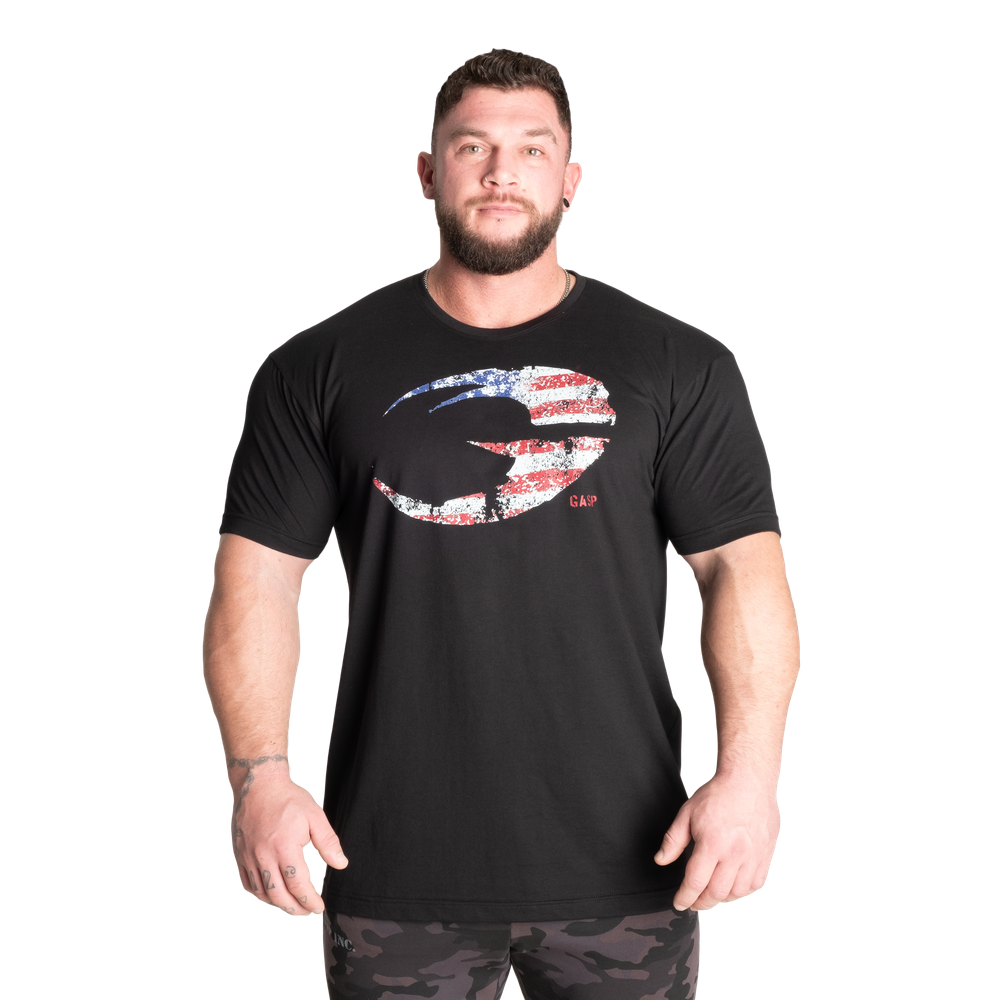 Gasp USA Standard Tee - Black - imagem 1
