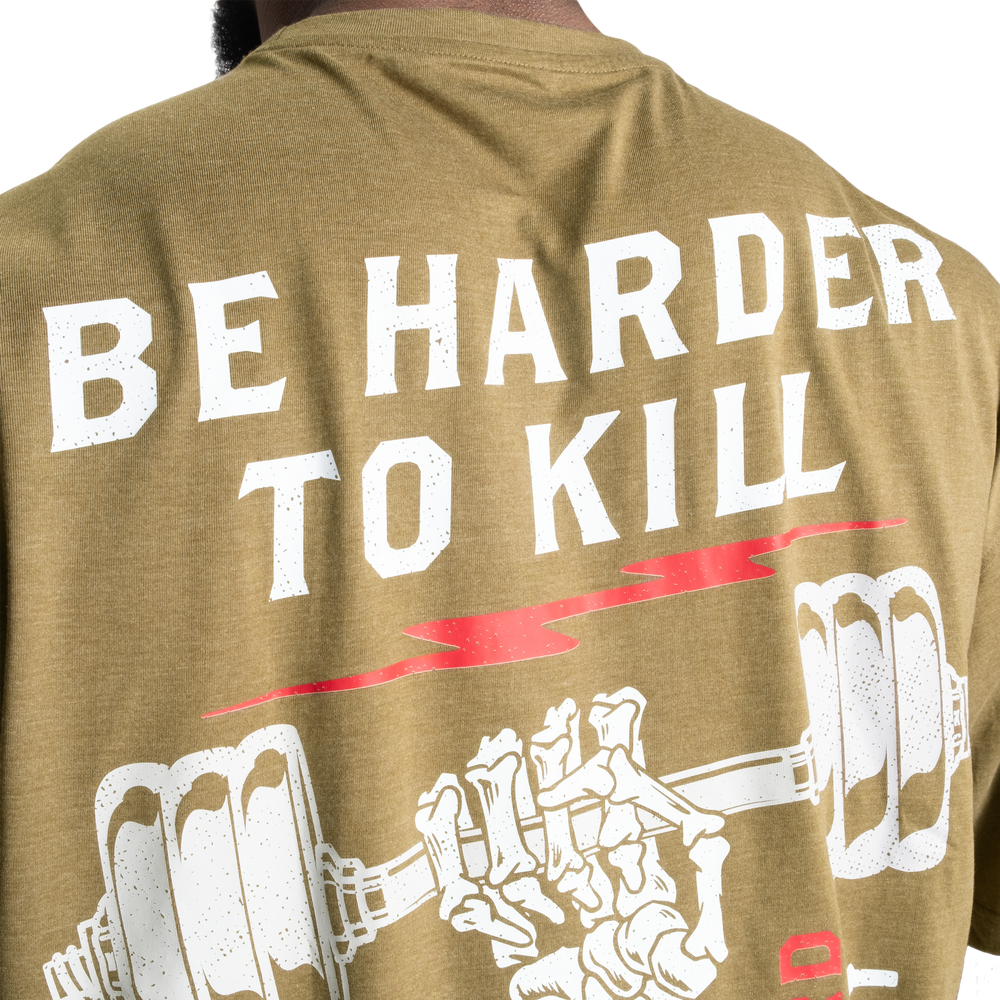 Harder To Kill Iron Tee - Army Green Melange - imagem 4