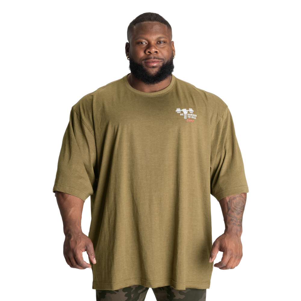 Harder To Kill Iron Tee - Army Green Melange - imagem 2