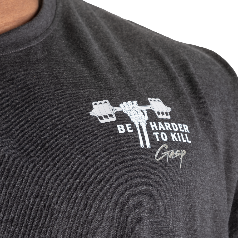 Harder To Kill Iron Tee - Dark Grey Melange - imagem 5