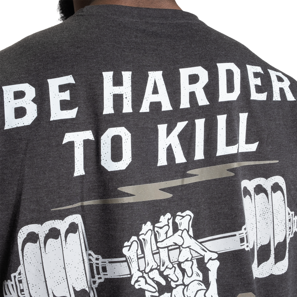 Harder To Kill Iron Tee - Dark Grey Melange - imagem 3