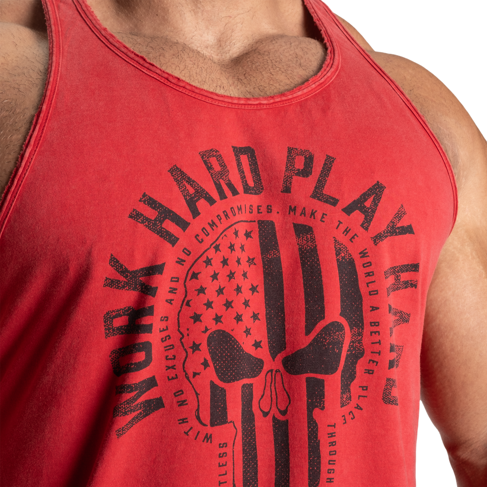 Skull t-back - Acid chili red - imagem 5