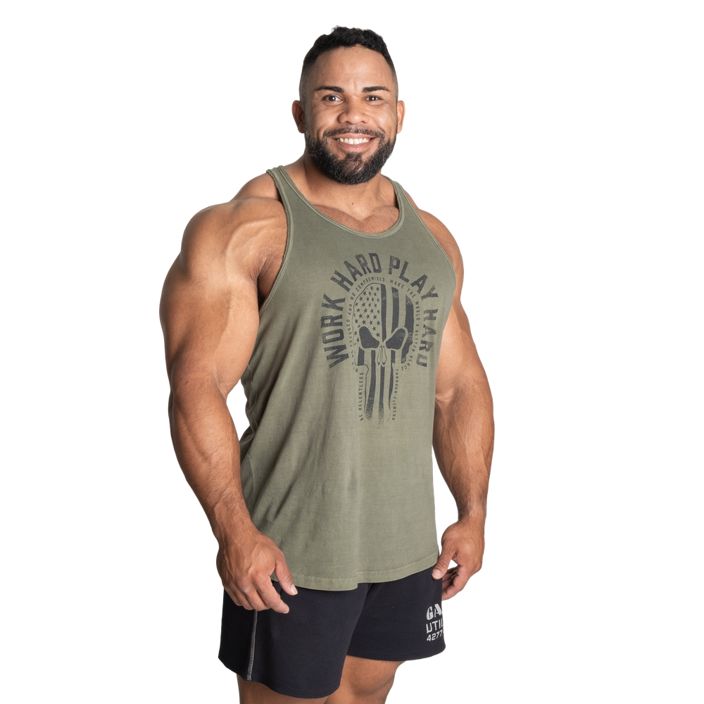 Skull t-back - Acid washed green - imagem 3