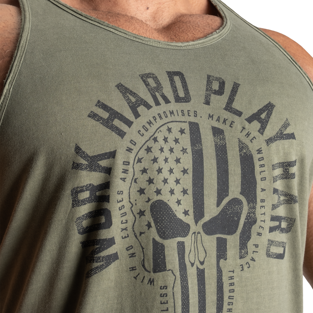 Skull t-back - Acid washed green - imagem 4