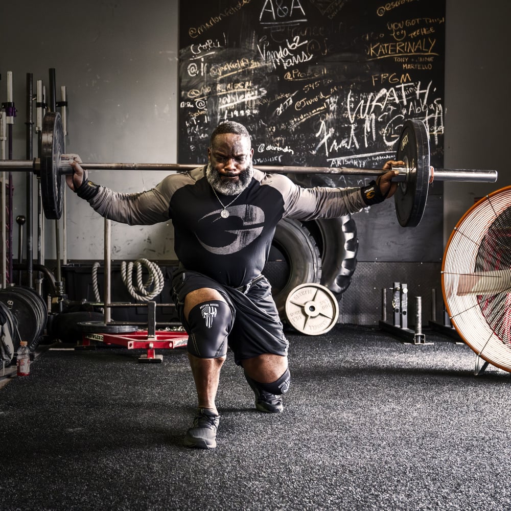 Skull Neoprene Knee Sleeves — imagem 1