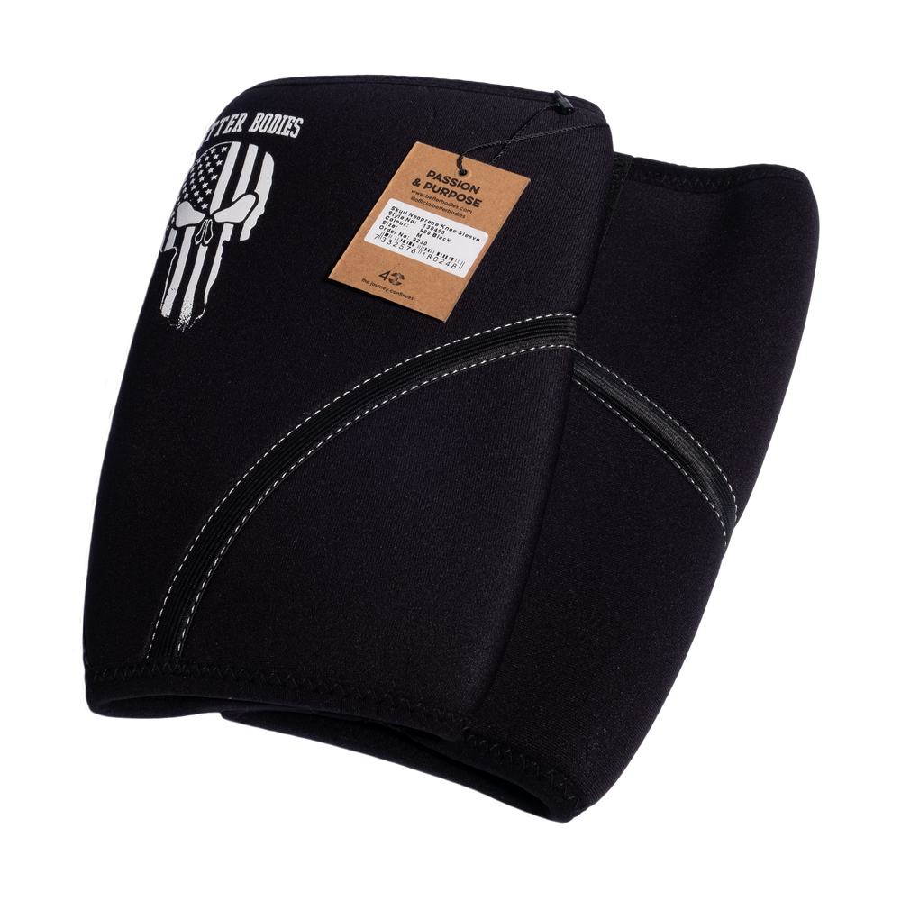 Skull Neoprene Knee Sleeves — imagem 4