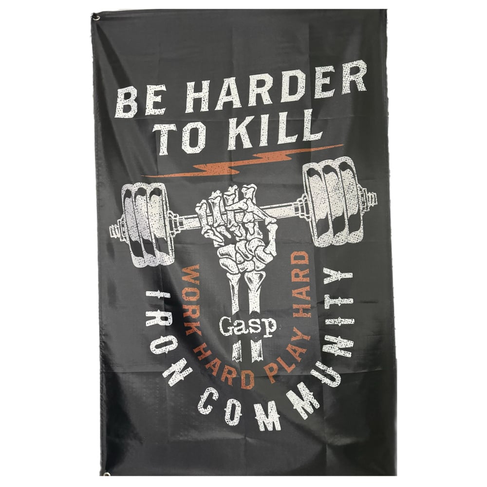 Gasp gym flag - Be Harder 2 Kill - imagem 1