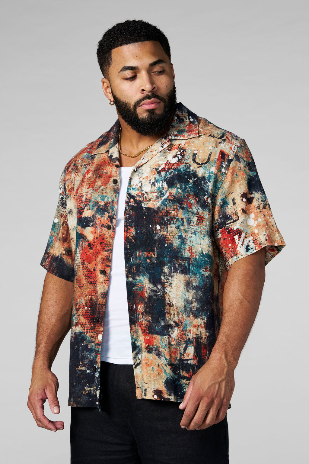 4087 - Riviera Art Button-Ups — imagem 7