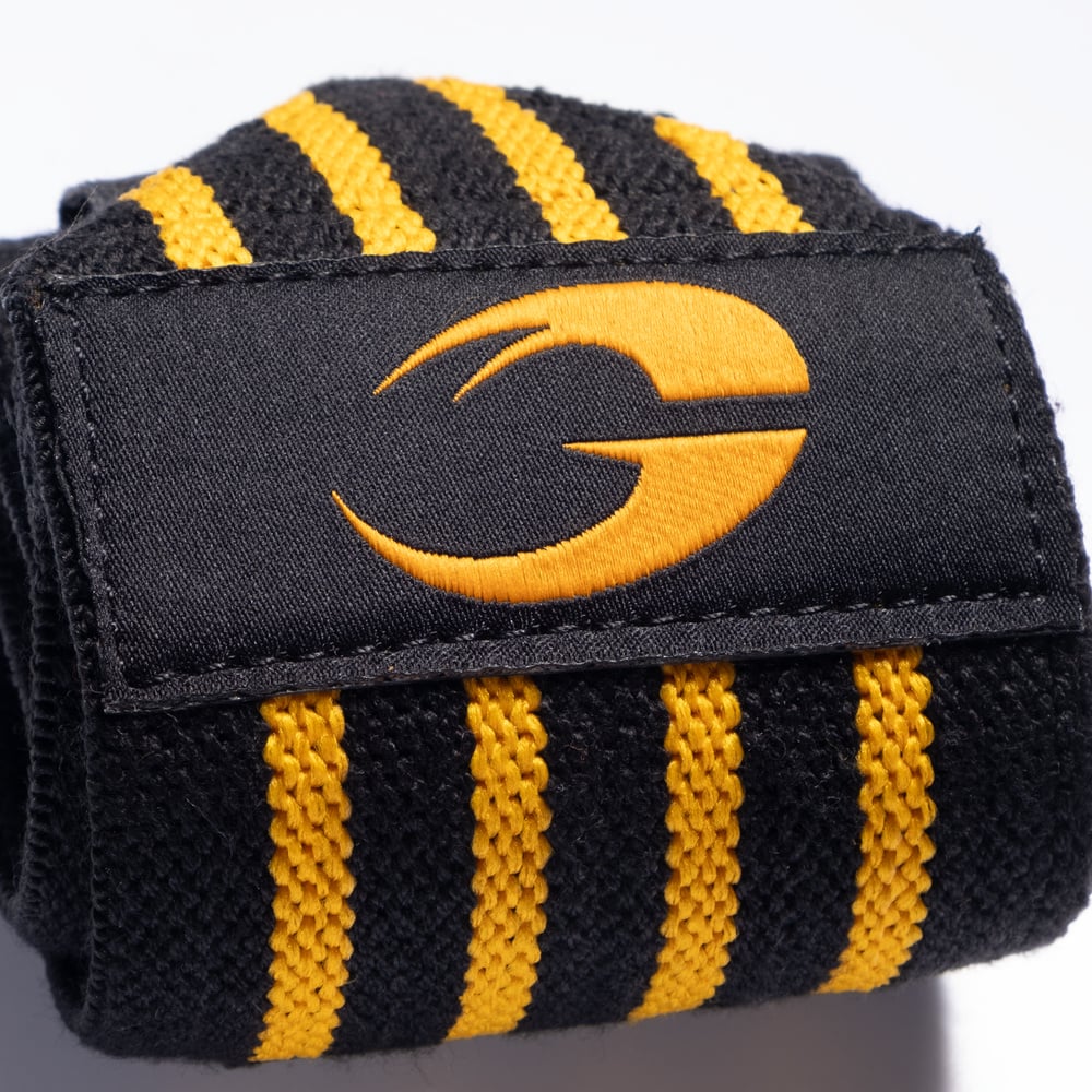 Hardcore Wrist Wraps 18 inch - Black/Yellow - imagem 5