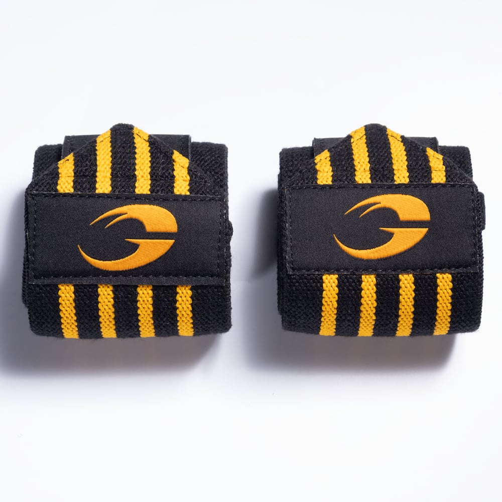 Hardcore Wrist Wraps 18 inch - Black/Yellow - imagem 6
