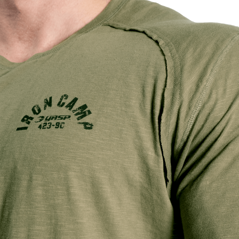 Throwback long sleeve tee - Washed Green - imagem 4