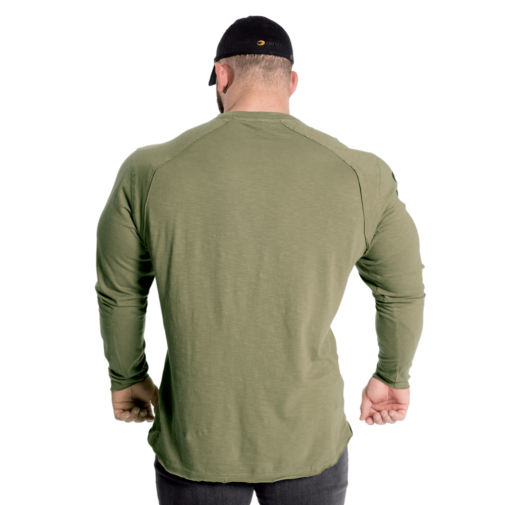 Throwback long sleeve tee - Washed Green - imagem 2