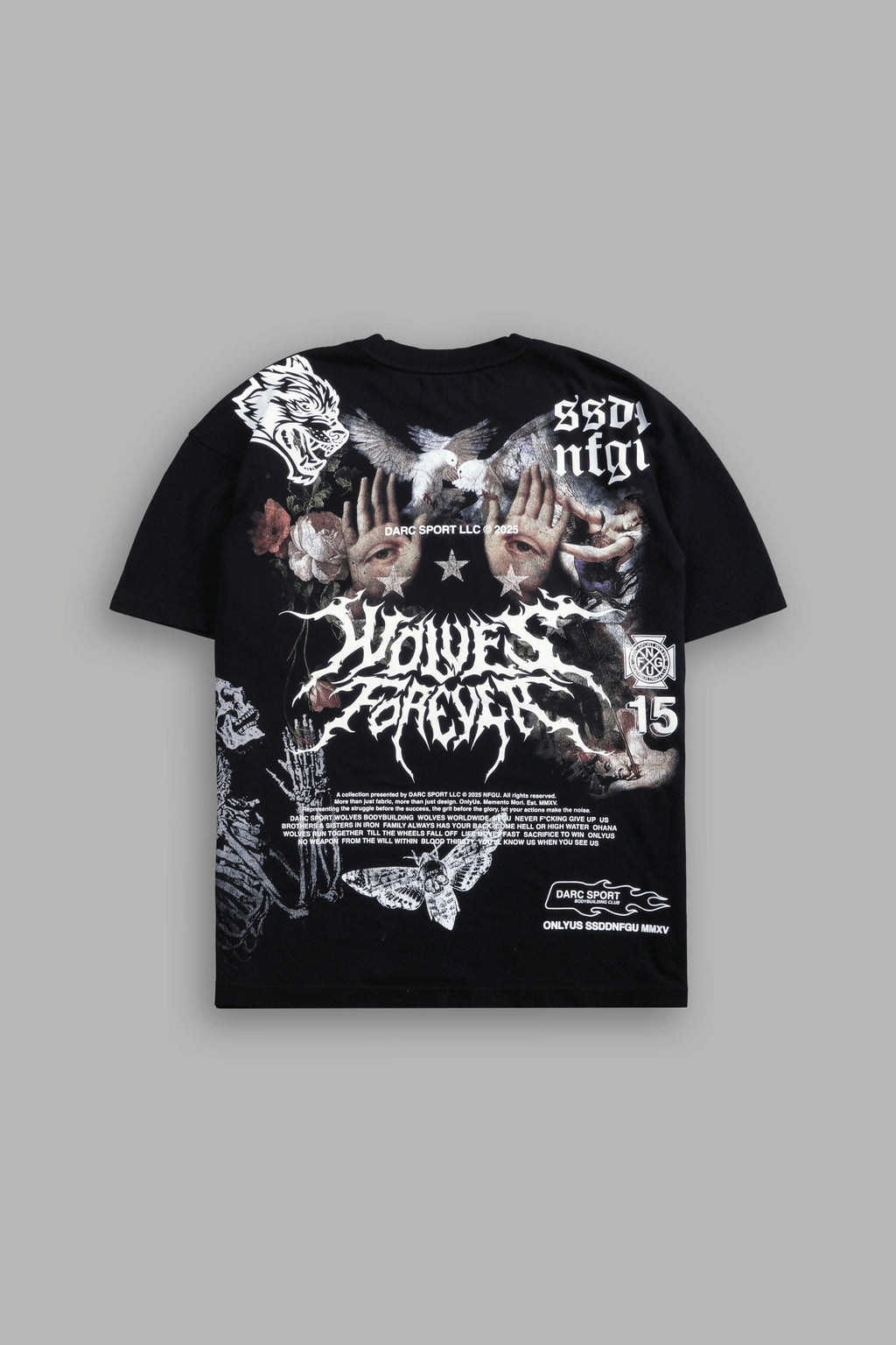 Born Stoic "Premium" Oversized Tee in Black — imagem 1