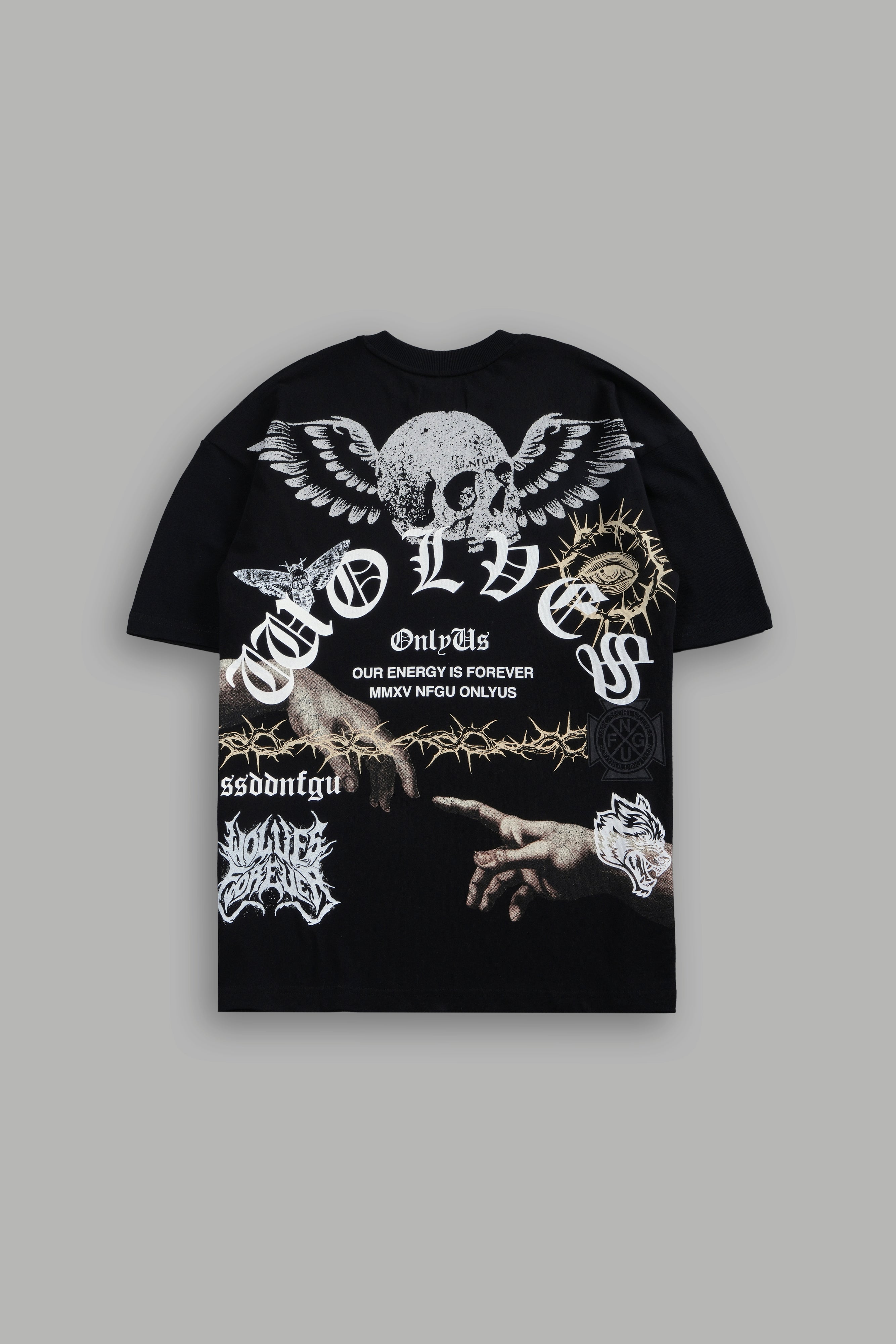 Darc Creed "Premium" Oversized Tee in Black — imagem 1