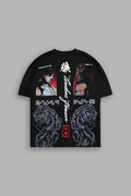 Ultimate Battle Premium Oversized Tee In Black - imagem 1