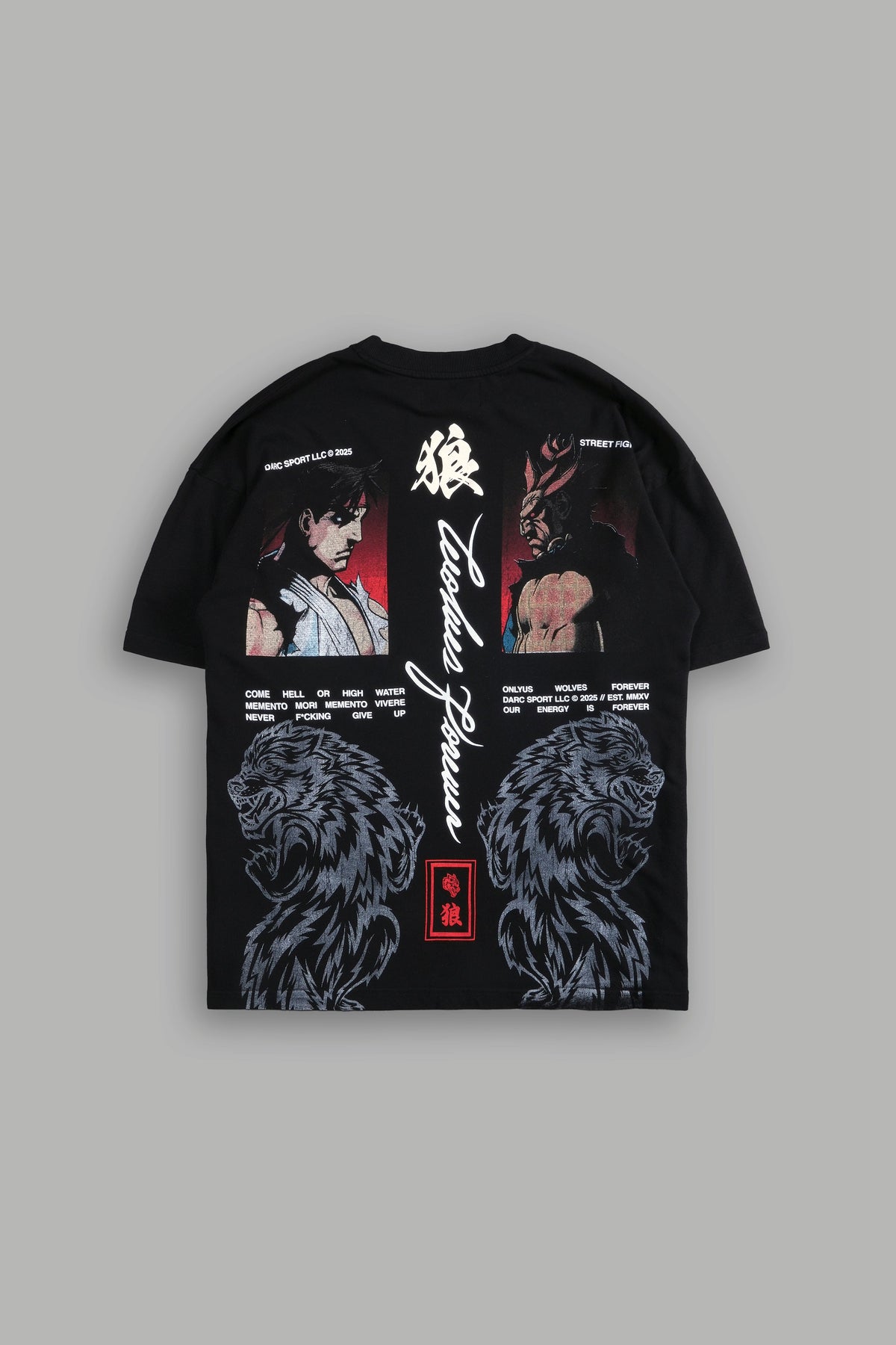 Ultimate Battle Premium Oversized Tee In Black - imagem 1