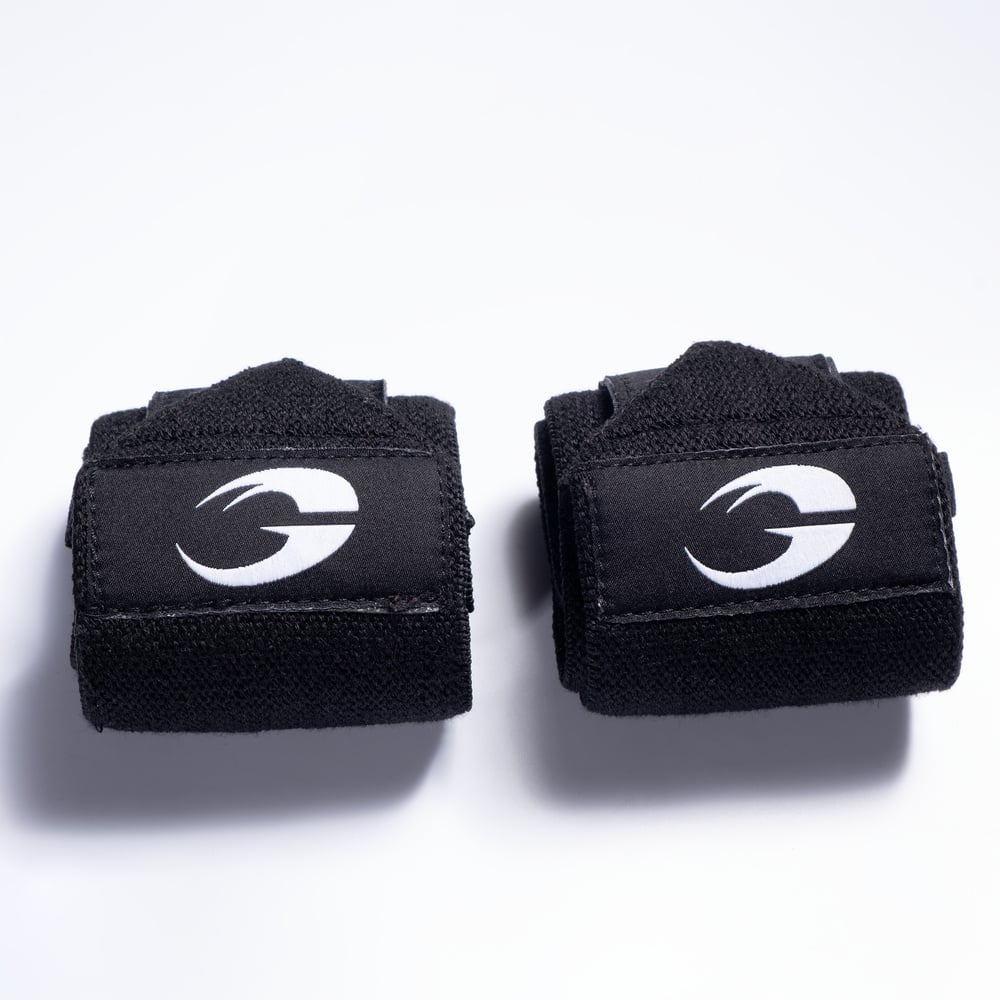 Hardcore Wrist Wraps 18 inch - Black/White - imagem 6