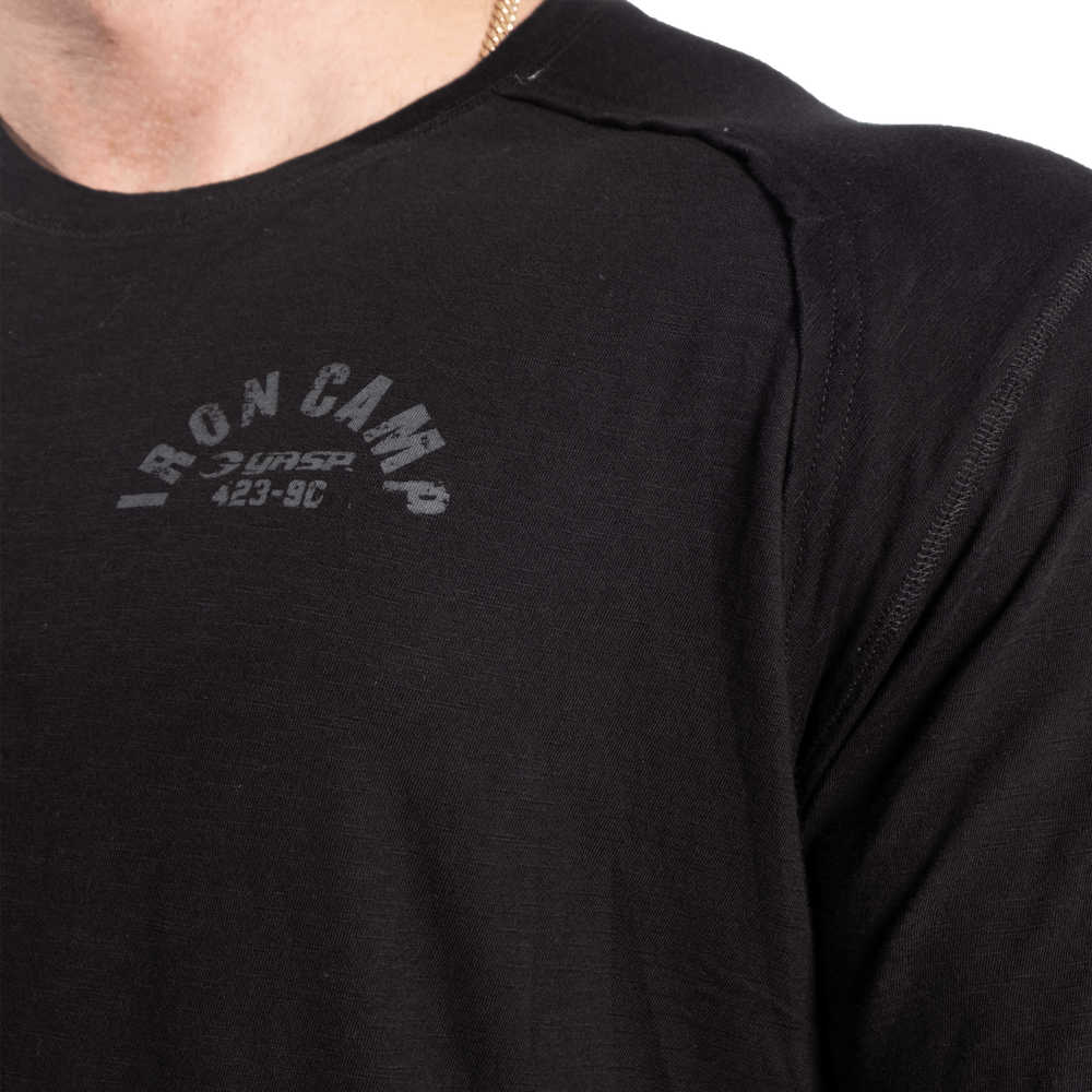 Throwback long sleeve tee - Black - imagem 4
