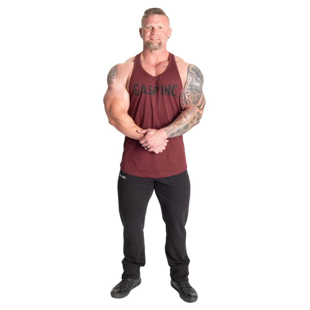 Gasp Essential T-Back - Maroon - imagem 6