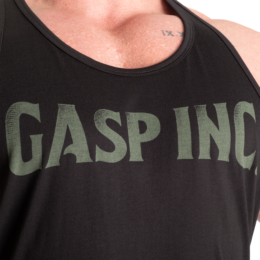 Gasp Essential T-Back - Black/Green - imagem 4