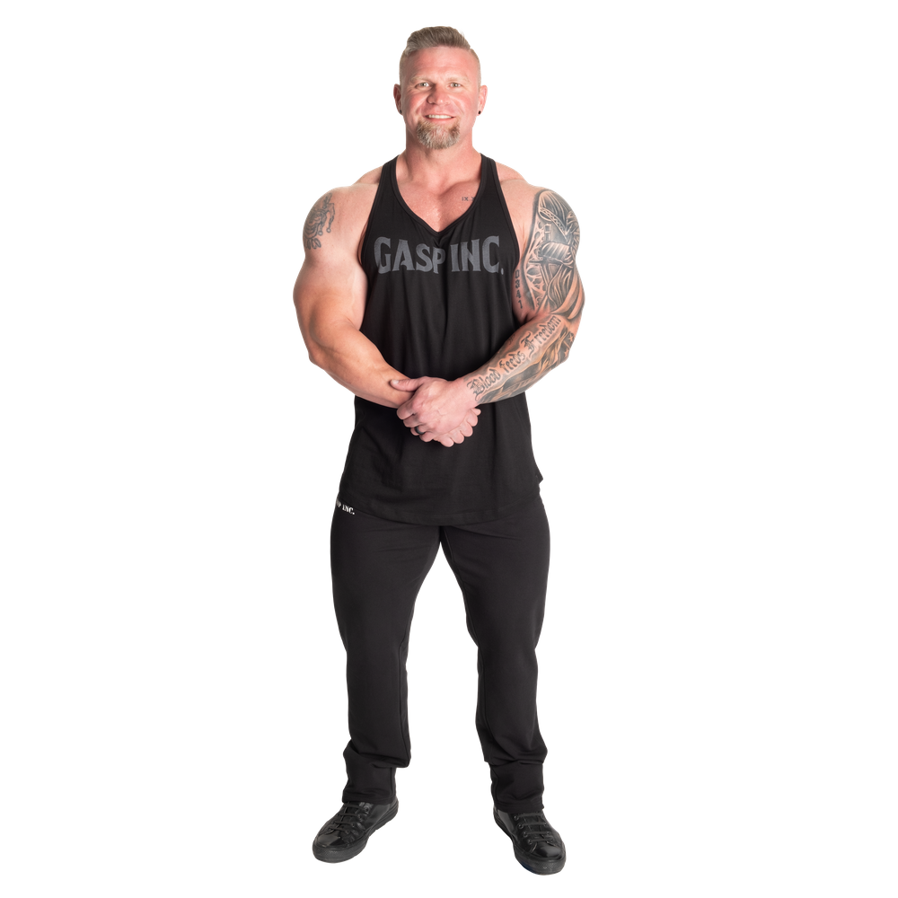 Gasp Essential T-Back - Black/Grey - imagem 6