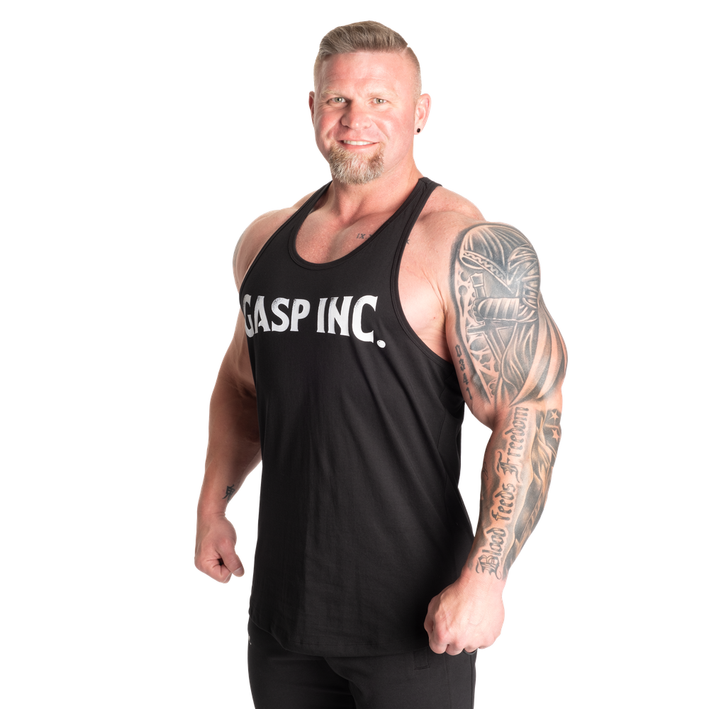 Gasp Essential T-Back - Black/White - imagem 2