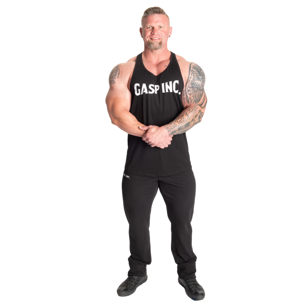 Gasp Essential T-Back - Black/White - imagem 6