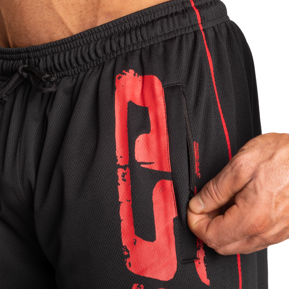 Pro Mesh Shorts 11.5” - Black/Red - imagem 4