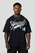 4182 - Distressed Script Tees — imagem 7