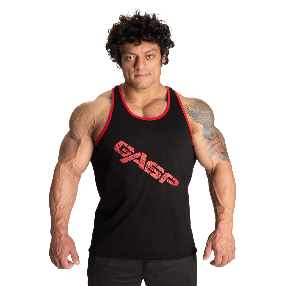 Vintage T-back - Black/Red - imagem 1