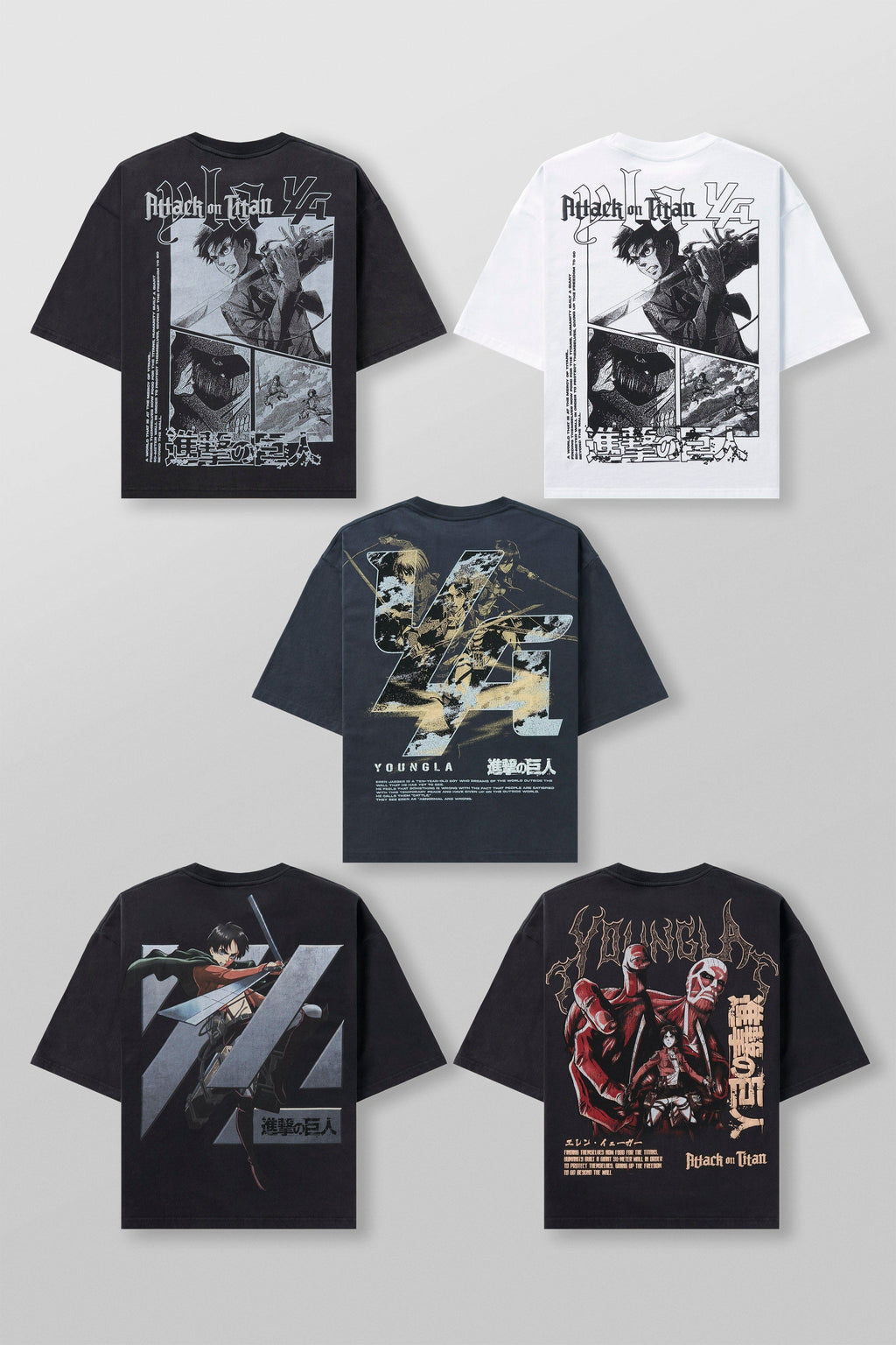 4186 - AOT©  x YLA Cropped Tees — imagem principal