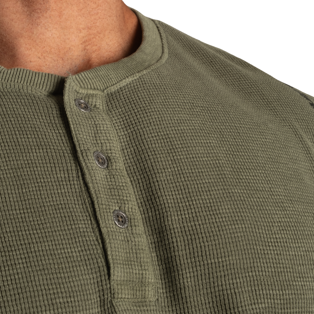 Thermal Henley - Washed Green - imagem 4