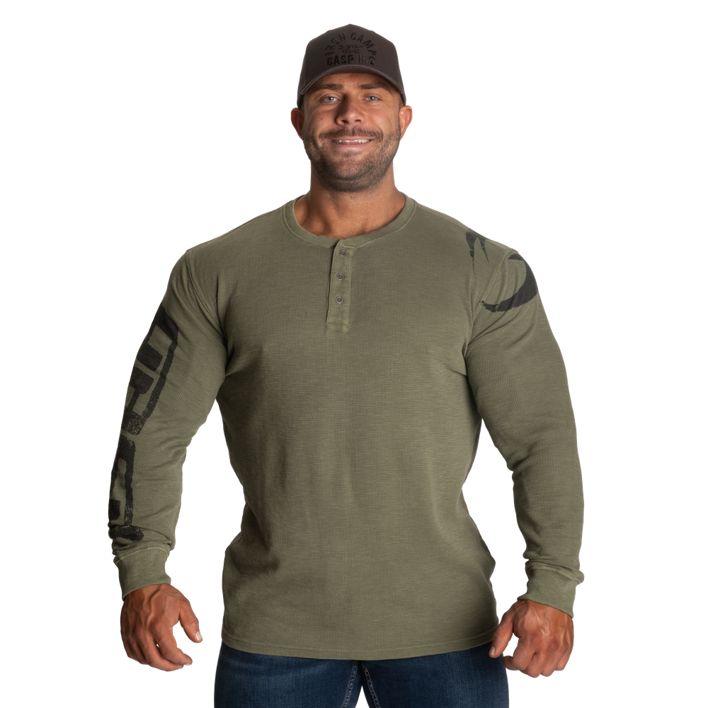 Thermal Henley - Washed Green - imagem 1
