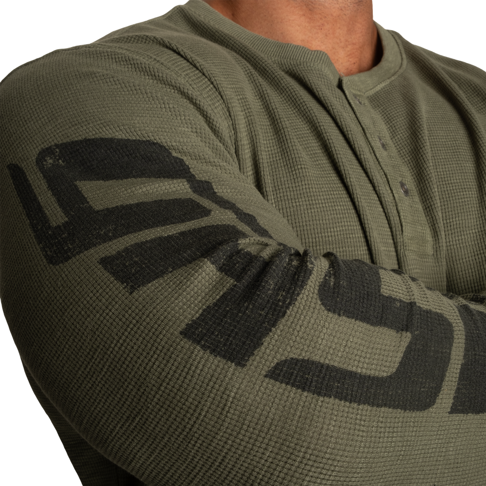 Thermal Henley - Washed Green - imagem 6