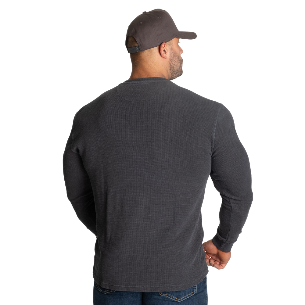 Thermal Henley - Washed Anthracite - imagem 3