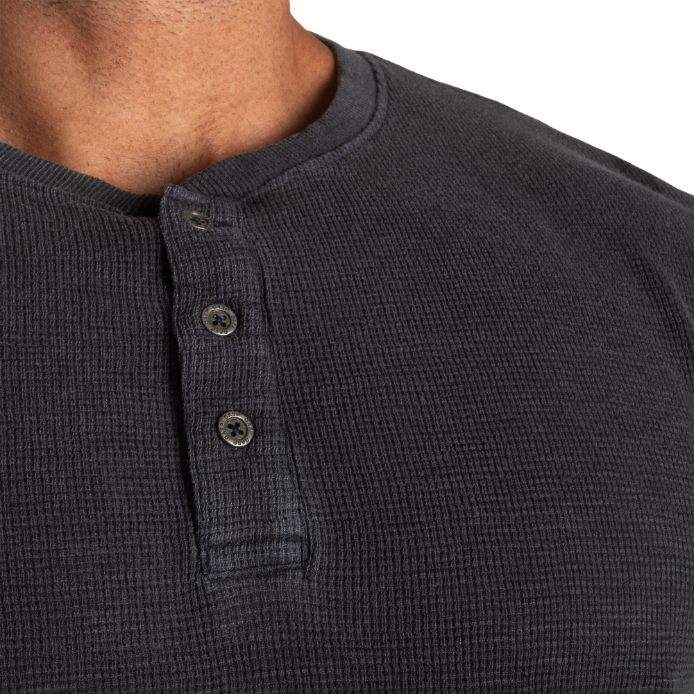 Thermal Henley - Washed Anthracite - imagem 4