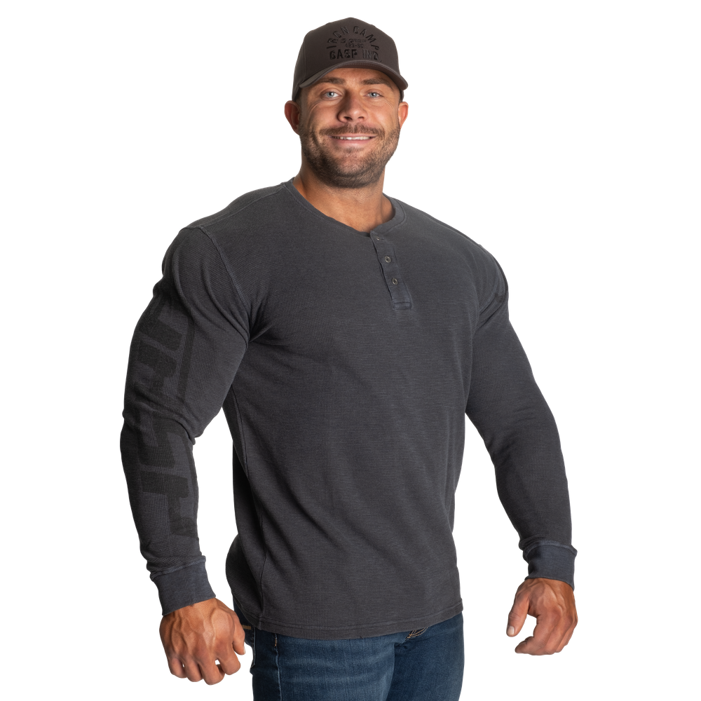 Thermal Henley - Washed Anthracite - imagem 2
