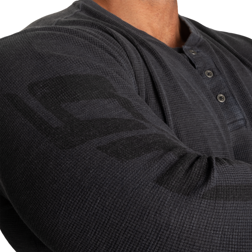 Thermal Henley - Washed Anthracite - imagem 5